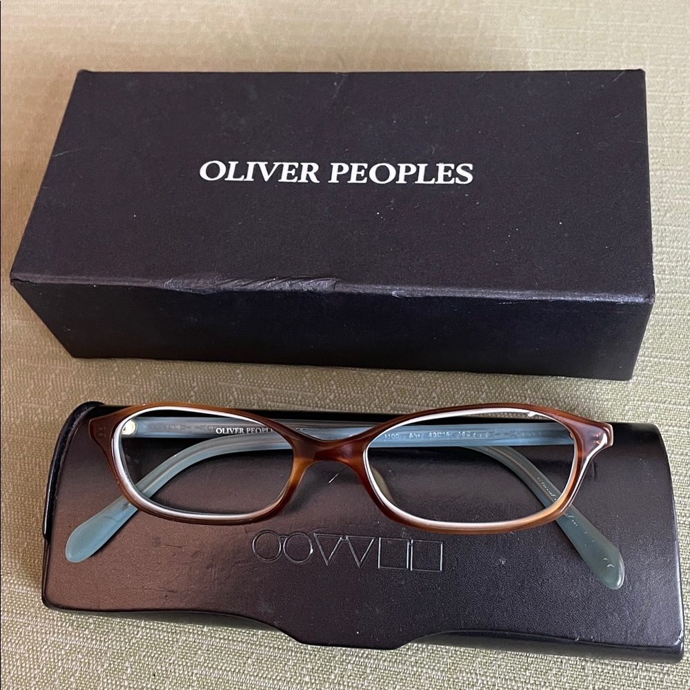 Oliver Peoples OV5164 Alix Women's Havana Blue Rx-Ready Eyewear Frames & Case